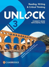 CAMBRIDGE, UNLOCK LEVEL 3 READING, WRITING AND CRITICAL THINKING STUDENT'S BOOK WITH DIGITAL - AAVV