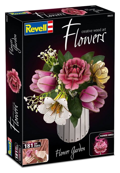 Revell Flower Garden Kit de Construcción de Flores de Madera