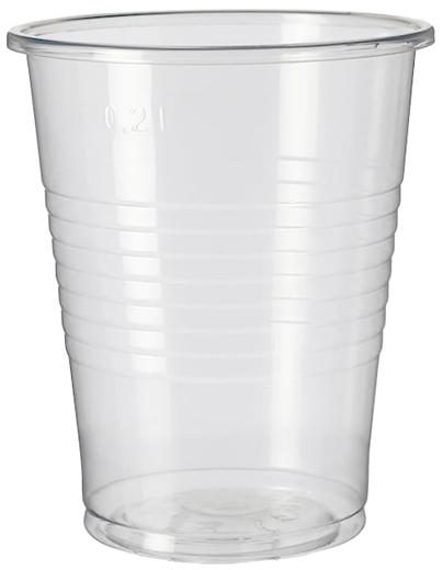Vaso Agua 200 mL Transparente - Paquete 100U Vaso Agua 200 mL Transparente - Paquete 100U