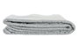 DKD Home Decor Plaid Basicos Azul Blanco 260 x 230 cm (2 Unidades) Algodón Reciclado Poliéster Reciclado