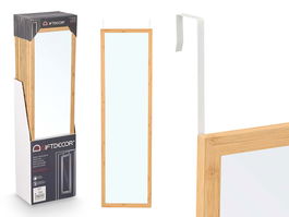 Giftdecor Espejo Puerta Bambú 30x120 cm Marrón (Set de 12)