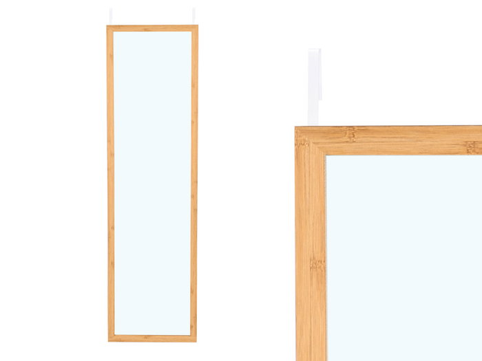 Giftdecor Espejo Puerta Bambú 30x120 cm Marrón (Set de 12)