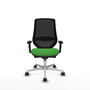 PIQUERAS Y CRESPO Silla de oficina Mardos Verde/Negro con mecanismo Sincro/Traslack