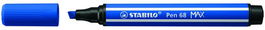 Rotulador Fibra Stabilo Pen 68 Max Ultramarino (Set de 5)