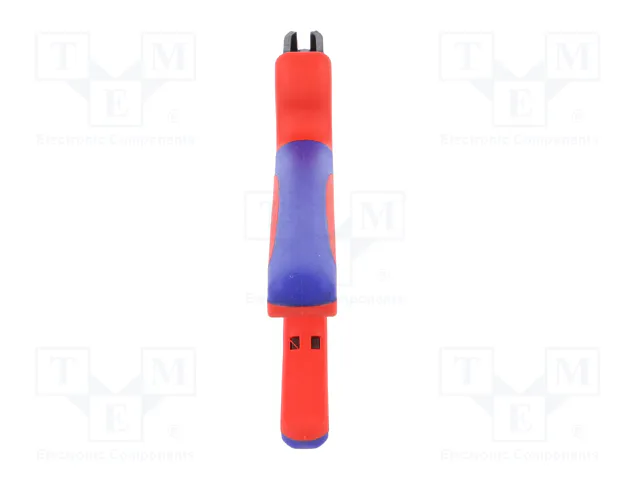KNIPEX Crimpadora para terminales de cable y conectores sin aislar 4,8 mm y 6,3 mm KNIPEX Crimpadora para terminales de cable y conectores sin aislar 4,8 mm y 6,3 mm