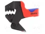 KNIPEX Crimpadora para terminales de cable y conectores sin aislar 4,8 mm y 6,3 mm