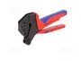 KNIPEX Crimpadora para terminales de cable y conectores sin aislar 4,8 mm y 6,3 mm