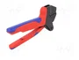 KNIPEX Crimpadora para terminales de cable y conectores sin aislar 4,8 mm y 6,3 mm