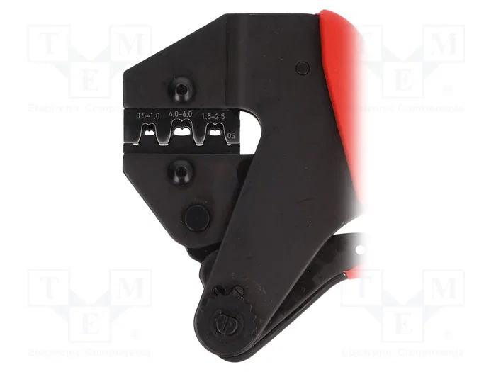KNIPEX Crimpadora para terminales de cable y conectores sin aislar 4,8 mm y 6,3 mm KNIPEX Crimpadora para terminales de cable y conectores sin aislar 4,8 mm y 6,3 mm