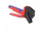 KNIPEX Crimpadora para terminales de cable y conectores sin aislar 4,8 mm y 6,3 mm