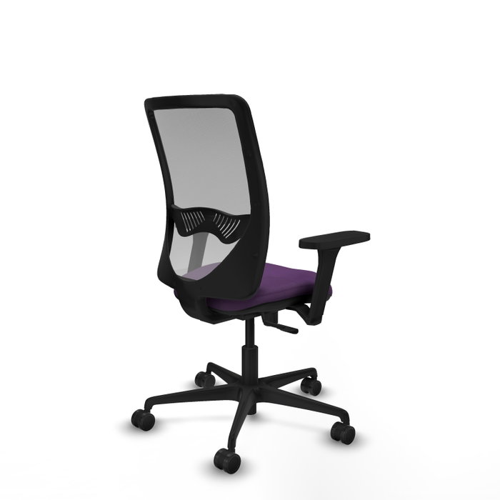 PIQUERAS Y CRESPO Silla de oficina Zulema con mecanismo Sincro, Morado y Gris PIQUERAS Y CRESPO Silla de oficina Zulema con mecanismo Sincro, Morado y Gris