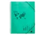 Liderpapel Carpeta escaparate con espiral 10 fundas polipropileno DIN A4 Verde
