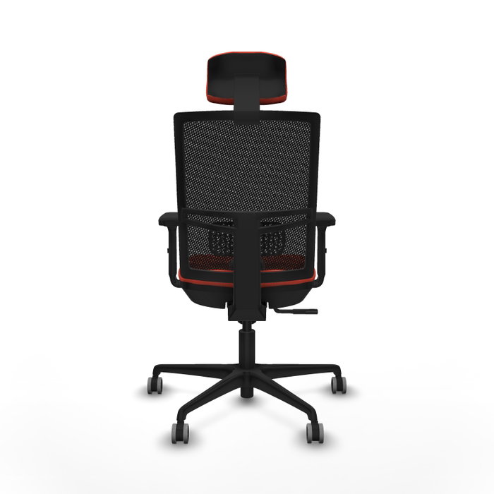 PIQUERAS Y CRESPO Silla de oficina Yunquera Naranja oscuro y Negro PIQUERAS Y CRESPO Silla de oficina Yunquera Naranja oscuro y Negro