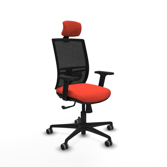 PIQUERAS Y CRESPO Silla de oficina Yunquera Naranja oscuro y Negro PIQUERAS Y CRESPO Silla de oficina Yunquera Naranja oscuro y Negro