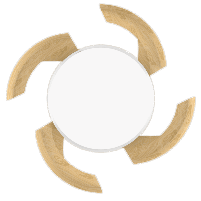 Cecotec Aero 4500 Puzzle Invisible White&LightWood Cecotec Aero 4500 Puzzle Invisible White&LightWood