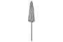 DKD Home Decor Parasol para Terraza y Jardín Gris 265x265x250 cm Reclinable UV 50+ con Mástil 38mm