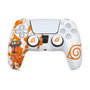 Konix Funda protectora para mando DualSense de PS5, silicona, diseño de Konoha y Naruto, blanco
