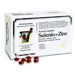 Pharma Nord Activecomplex Selenio+Zinc 150 Comp. para Piel, Cabello, Uñas e Inmunidad