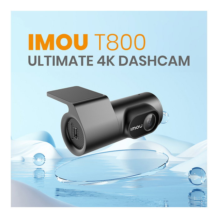 Imou T800 DVR Grabador de Coche 4K Ultra HD 3840x2160, CMOS 1/2.9", Visión 136°, Sensor G, H.265, WiFi, USB-C - Negro Imou T800 DVR Grabador de Coche 4K Ultra HD 3840x2160, CMOS 1/2.9", Visión 136°, Sensor G, H.265, WiFi, USB-C - Negro