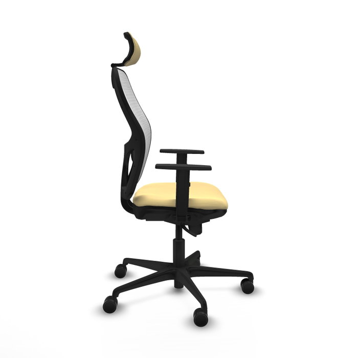 PIQUERAS Y CRESPO Silla de oficina Jorquera Crema y Blanco PIQUERAS Y CRESPO Silla de oficina Jorquera Crema y Blanco