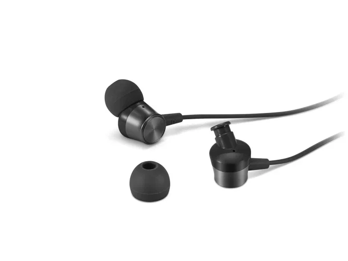 Lenovo 4XD1J77352 Auriculares In-ear Alámbricos con Micrófono Integrado para Oficina/Centro de Llamadas - Negro