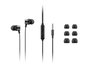 Lenovo Auriculares In-Ear Gen II con Micrófono Integrado, Sonido Potente y Ajuste Cómodo, Negro