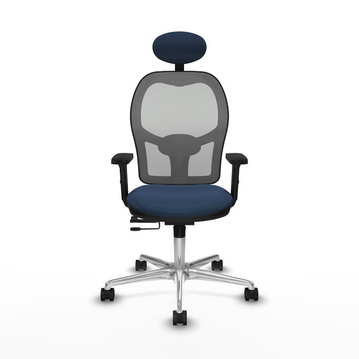 PIQUERAS Y CRESPO Silla de oficina Jorquera Azul Marino y Gris PIQUERAS Y CRESPO Silla de oficina Jorquera Azul Marino y Gris
