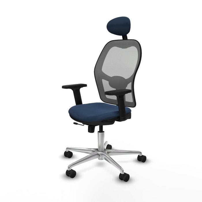 PIQUERAS Y CRESPO Silla de oficina Jorquera Azul Marino y Gris PIQUERAS Y CRESPO Silla de oficina Jorquera Azul Marino y Gris