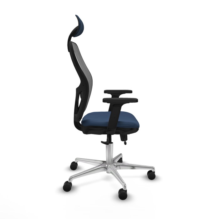 PIQUERAS Y CRESPO Silla de oficina Jorquera Azul Marino y Gris PIQUERAS Y CRESPO Silla de oficina Jorquera Azul Marino y Gris