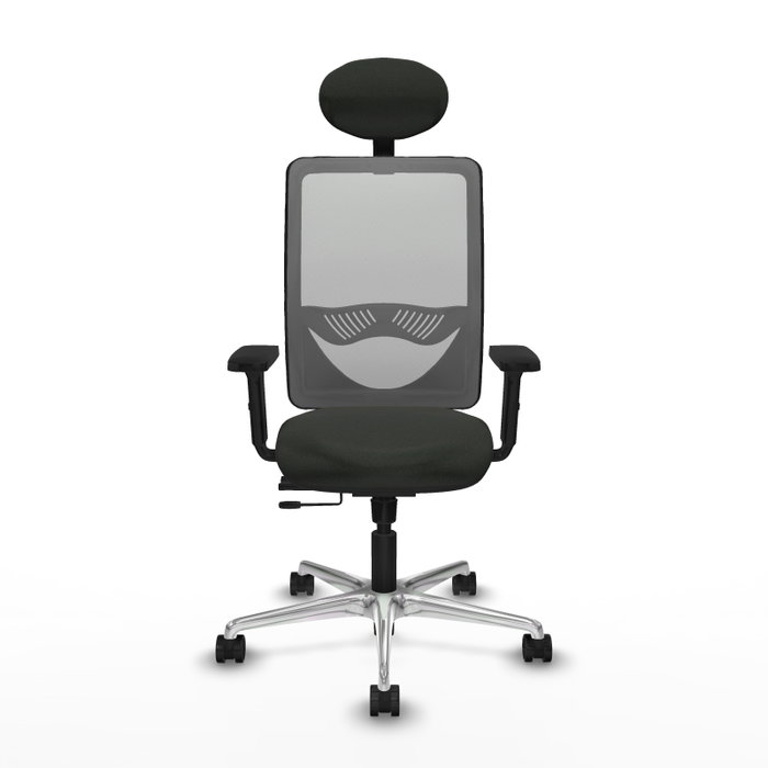 PIQUERAS Y CRESPO Silla de oficina Zulema con mecanismo Sincro/Traslack, Gris y Negro PIQUERAS Y CRESPO Silla de oficina Zulema con mecanismo Sincro/Traslack, Gris y Negro
