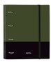 Carpeta de anillas Safta Dark forest Negro Verde 27 x 32 x 3.5 cm