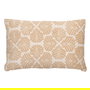Cojín Blanco/Beige Algodón Decoración 40 X 60 cm (Set de 2)
