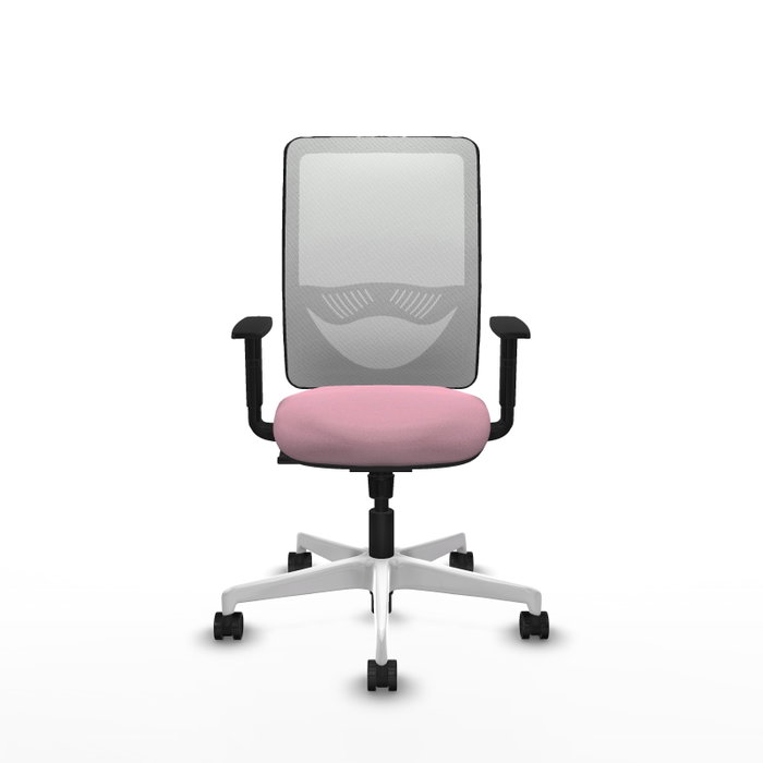PIQUERAS Y CRESPO Silla de oficina Zulema Rosa y Blanca PIQUERAS Y CRESPO Silla de oficina Zulema Rosa y Blanca