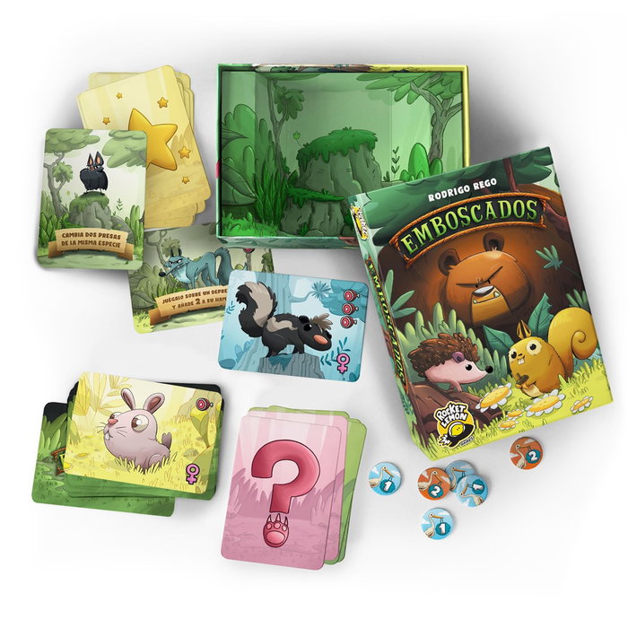 Rocket Lemon Games Emboscados Juego de Mesa Estratégico PEGI 10 3-5 Jugadores Español