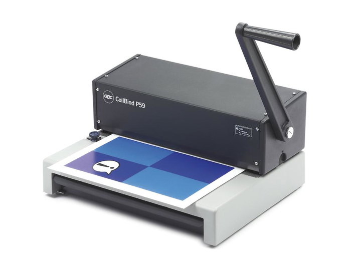 Gbc Encuadernadora P59 Con Espiral Metálica 450 Hojas A4