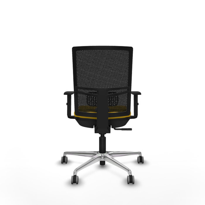 PIQUERAS Y CRESPO Silla de oficina Yunquera con mecanismo Sincro, Amarillo y Negro PIQUERAS Y CRESPO Silla de oficina Yunquera con mecanismo Sincro, Amarillo y Negro