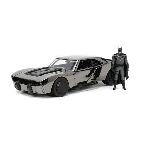 Coche metal batmóvil 2022 comic con figura de metal de batman escala 1:24