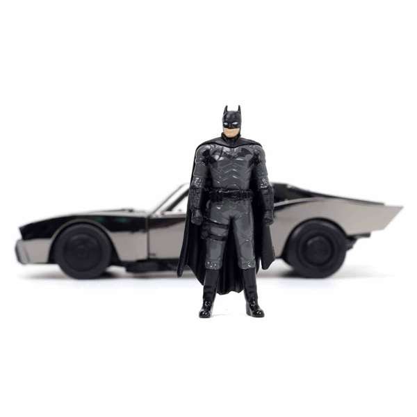 Coche metal batmóvil 2022 comic con figura de metal de batman escala 1:24