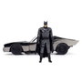Coche metal batmóvil 2022 comic con figura de metal de batman escala 1:24