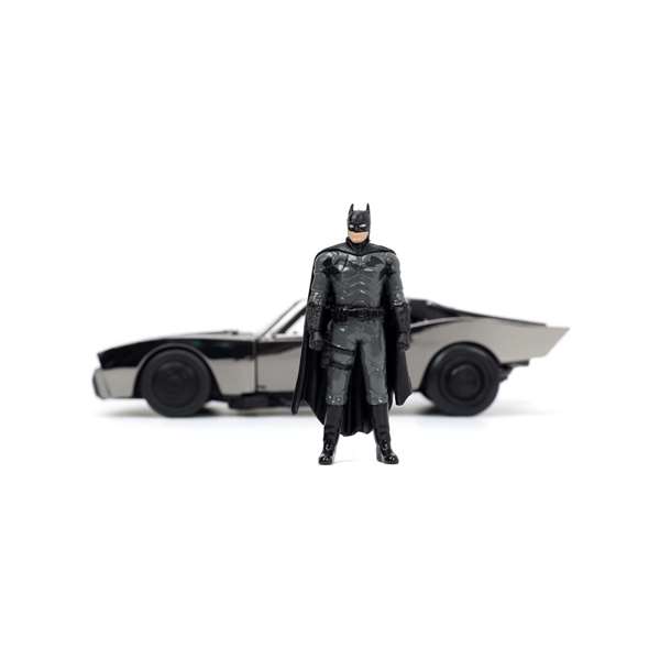 Coche metal batmóvil 2022 comic con figura de metal de batman escala 1:24