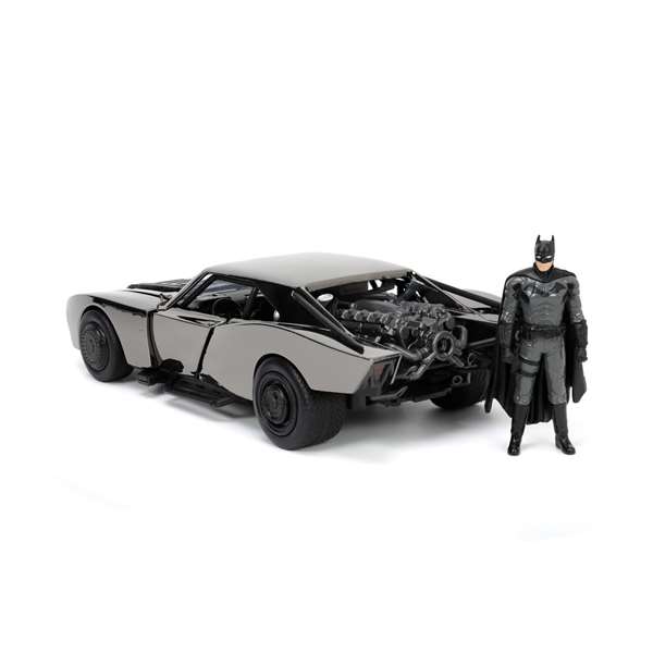Coche metal batmóvil 2022 comic con figura de metal de batman escala 1:24