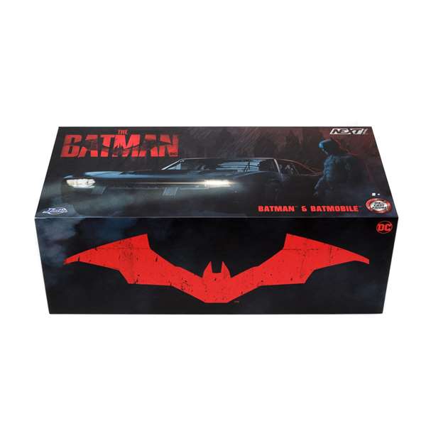 Coche metal batmóvil 2022 comic con figura de metal de batman escala 1:24