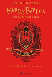 Harry Potter y la orden del fénix, J. K. Rowling - Penguin Random House Grupo Editorial, S.A.U. Earth Edition Gryffindor
