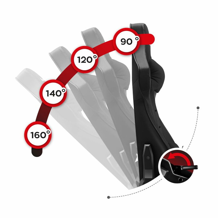 Silla Gaming Huzaro HZ-Force 7.6 Black Negro Silla Gaming Huzaro HZ-Force 7.6 Black Negro