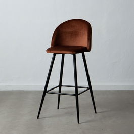 Taburete Alto Teja Tejido-Metal Salón 40,20 X 48,20 X 102 cm