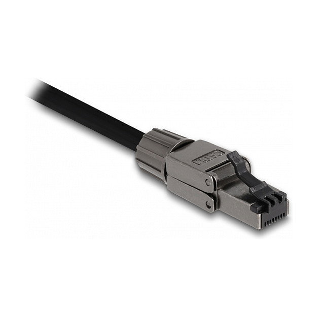 DeLOCK Conector RJ45 macho Cat.8.1 STP sin herramientas Negro DeLOCK Conector RJ45 macho Cat.8.1 STP sin herramientas Negro