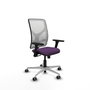 PIQUERAS Y CRESPO Silla de oficina Motilla con mecanismo Sincro, Morado y Blanco