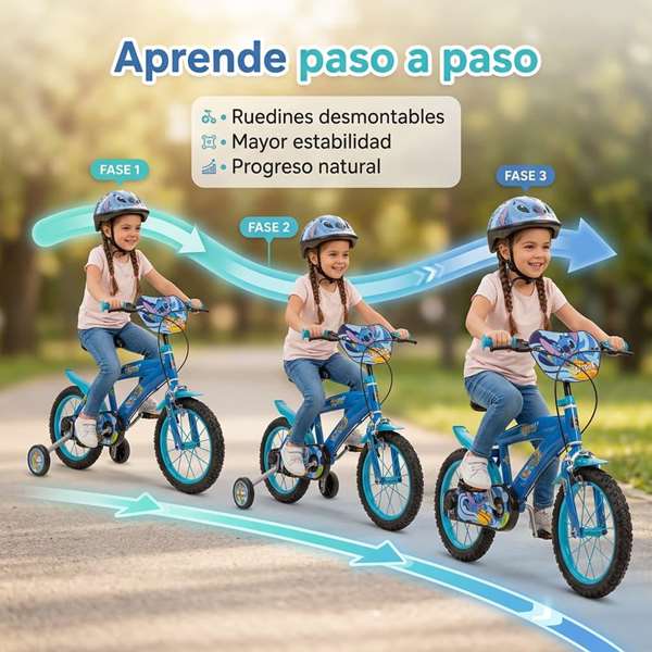 Toimsa Bicicleta Stitch 12 Pulgadas Azul