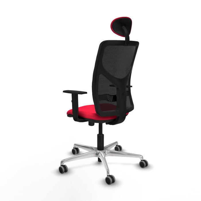 PIQUERAS Y CRESPO Silla de oficina Motilla con mecanismo Sincro/Traslack, Rojo y Negro PIQUERAS Y CRESPO Silla de oficina Motilla con mecanismo Sincro/Traslack, Rojo y Negro