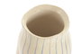 DKD Home Decor Jarrón de Gres con Rayas Crudo y Azul
